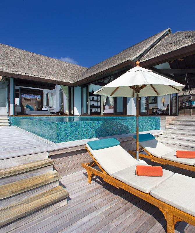 Over Water Pool Villa