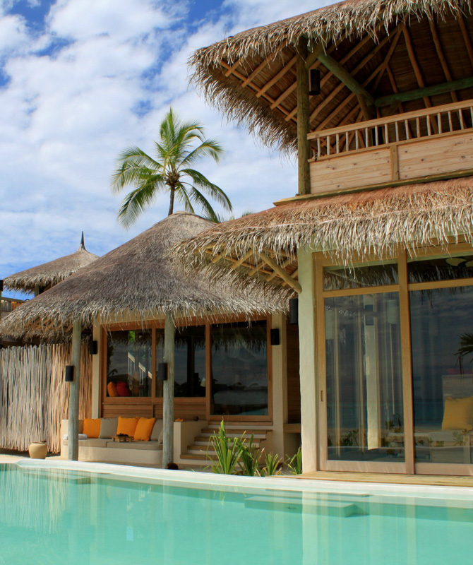 Two-Bedroom Lagoon Beach Villa with Pool