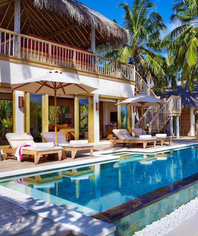 Two-Bedroom Ocean Beach Villa with Pool
