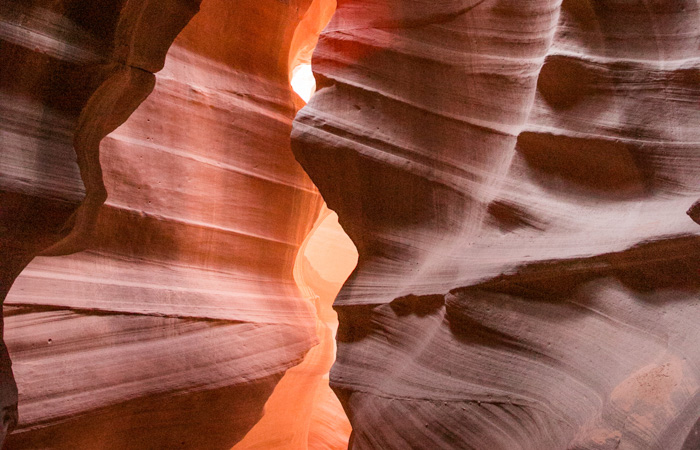 Exploring the Slot Canyons