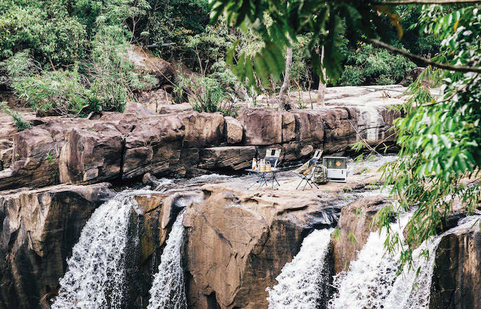 Picnics at Waterfalls