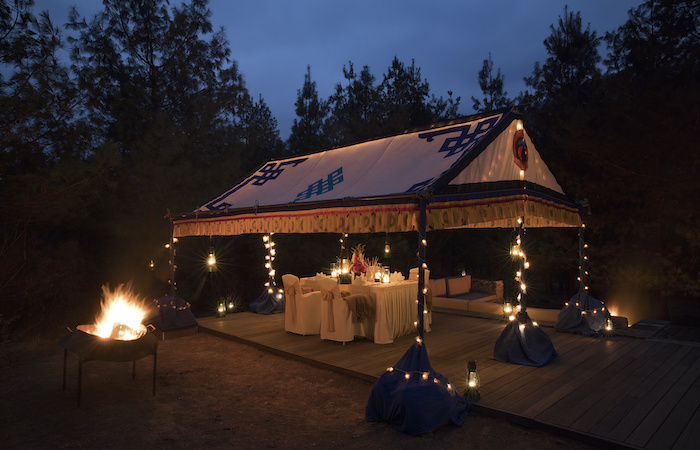 Traditional Bhutanese Tented Dinner