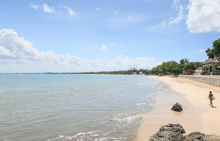 Jimbaran Beach at Sunset